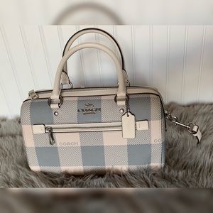Coach Buffalo Plaid Crossbody NWT